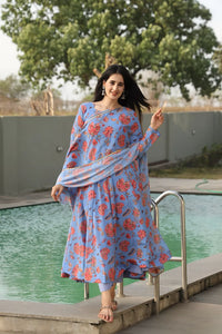 NG Classy Modern Women Gown with dupatta
