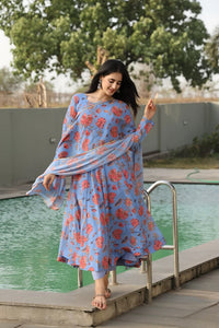NG Classy Modern Women Gown with dupatta