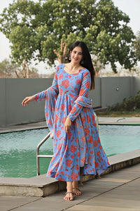NG Classy Modern Women Gown with dupatta