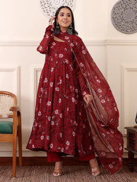 NG Stylish Glamorous Women Gowns with dupatta